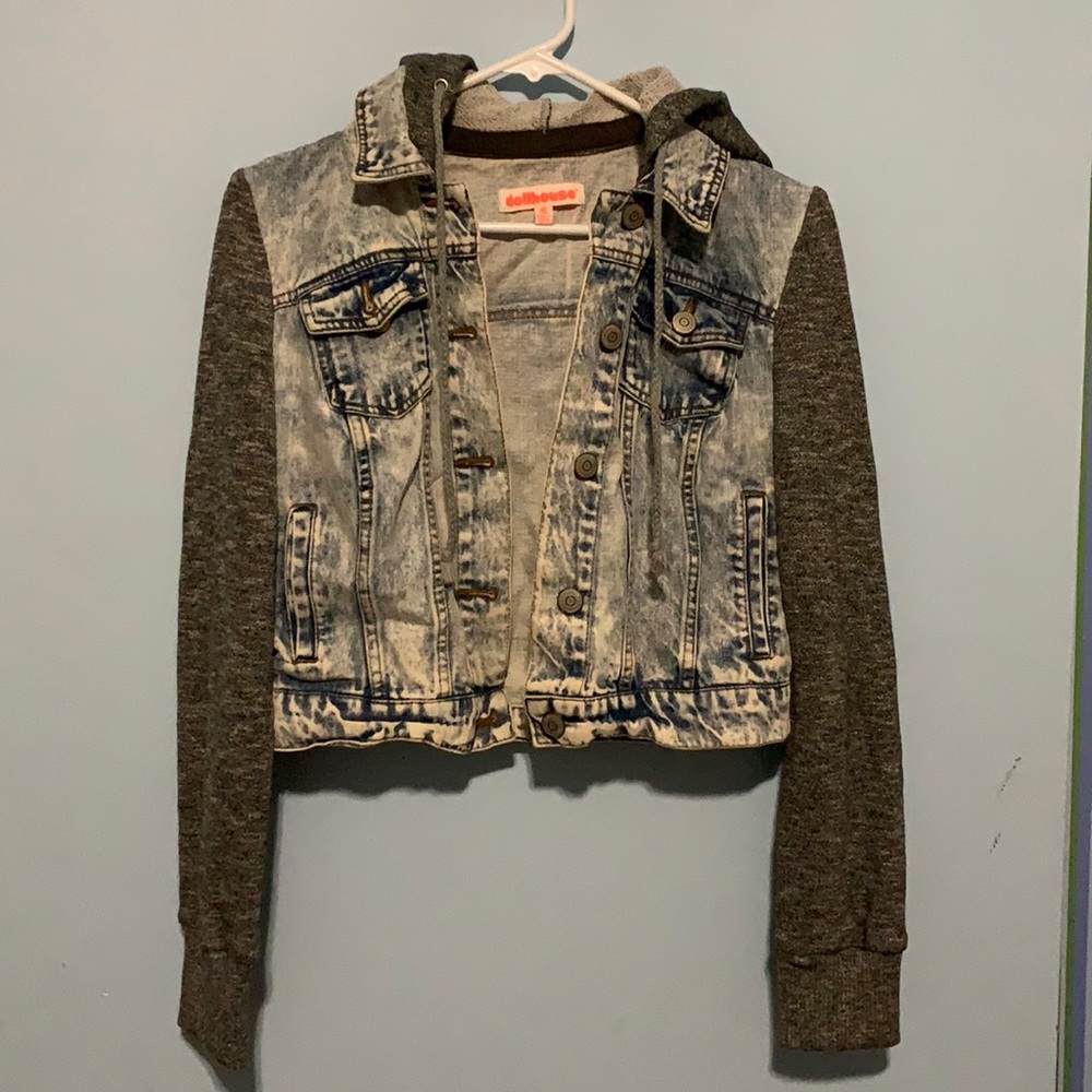 Denim Hoodie Jacket
